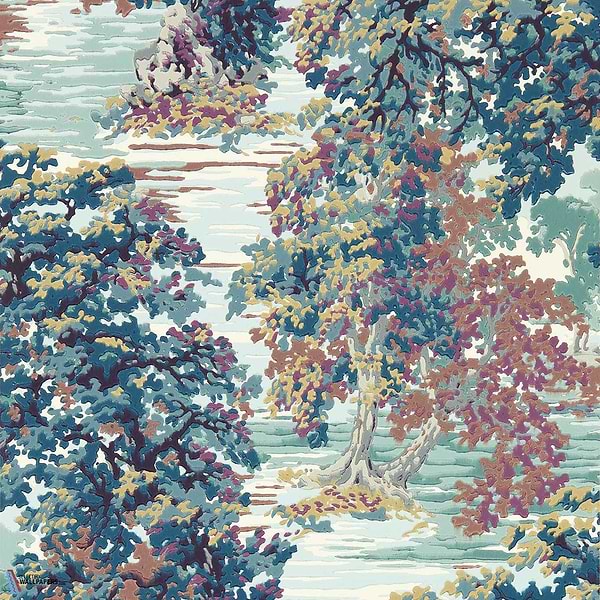 Ancient Canopy-Wallpaper-Sanderson-Forest Green-Roll-217222-Selected Wallpapers