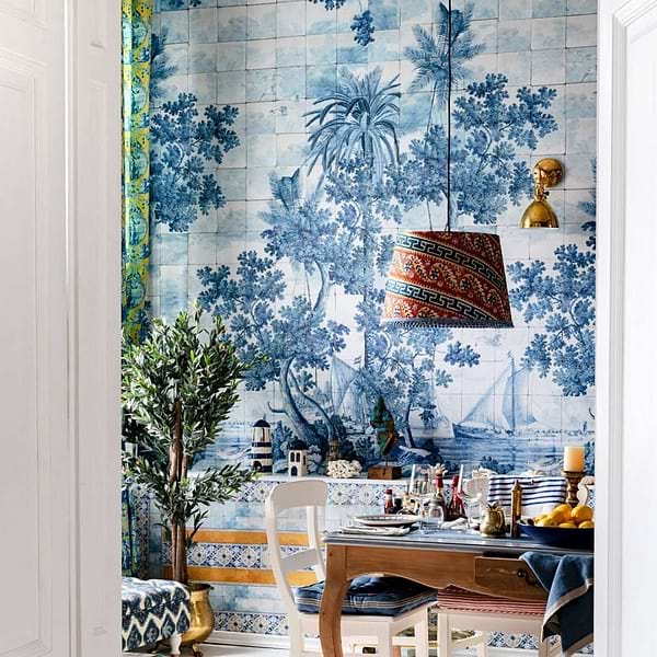 Azure mural-wallpaper-Mind the Gap-Selected Wallpapers