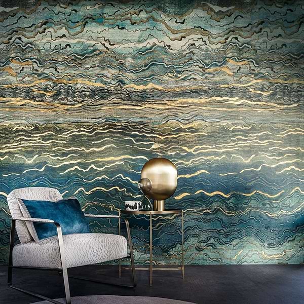 Azurite-Tapete-Casamance-Selected Wallpapers