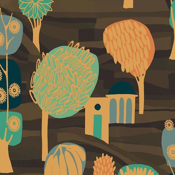 Balade und toscane-Tapete-Elitis-3-Rolle-TP 321 03-Selected Wallpapers