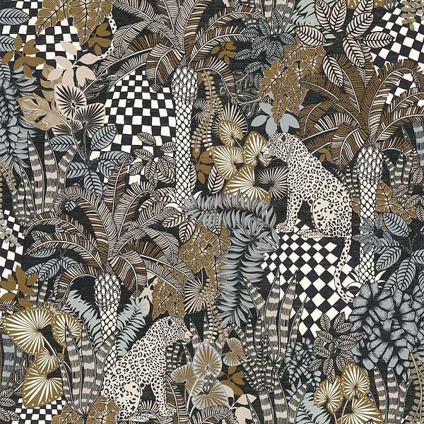 Belize-Wallpaper-Casamance-Noir-Roll-75500406-Selected Wallpapers
