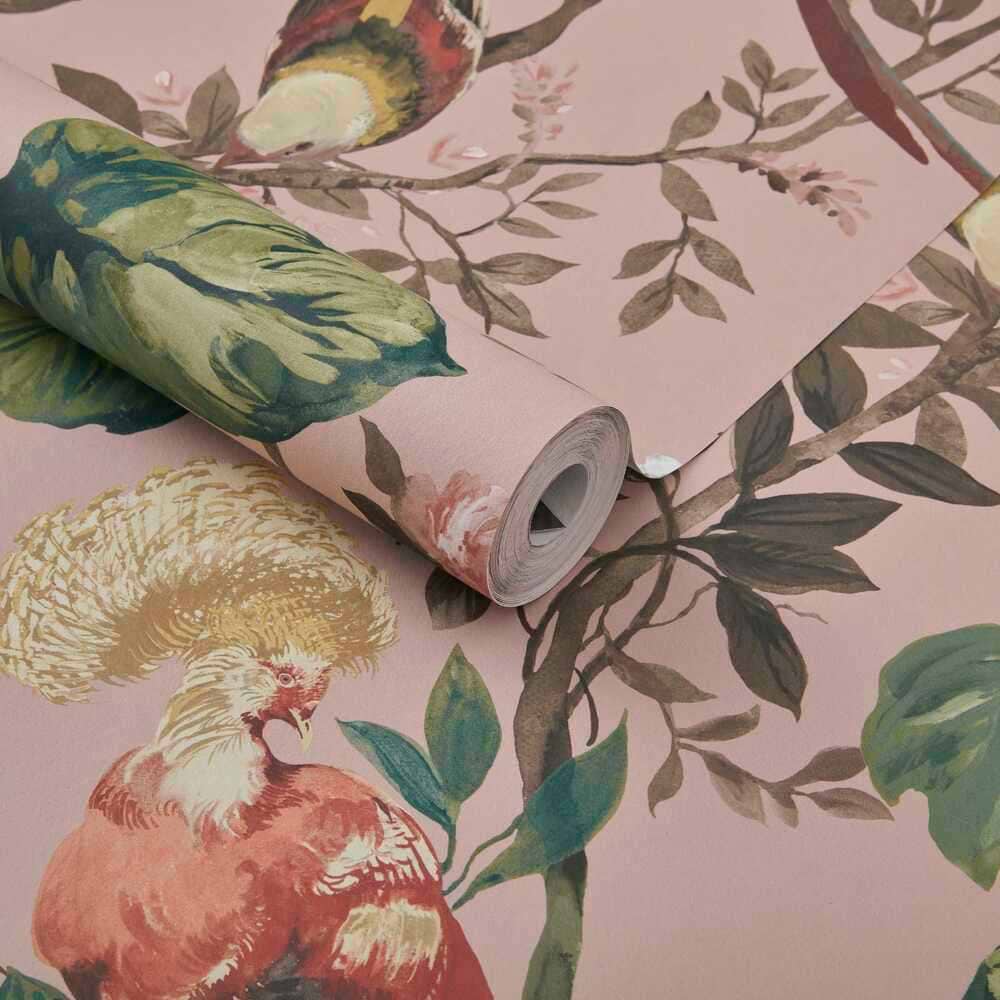 Bird Sonnet-Wallpaper-1838 wallcoverings-Selected Wallpapers
