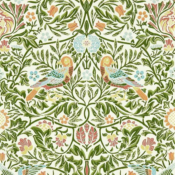 Bird-wallpaper-Morris & Co-Bough's Green-Roll-217192-Selected Wallpapers