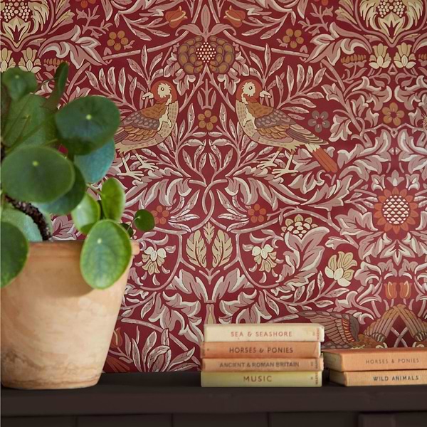 Bird-wallpaper-Morris & Co-Selected Wallpapers