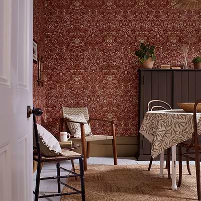 Bird-wallpaper-Morris & Co-Selected Wallpapers
