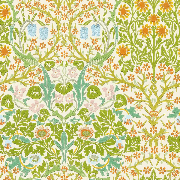 Blackthorn-Behang-Morris & Co-Spring-Rol-217105-Selected Wallpapers
