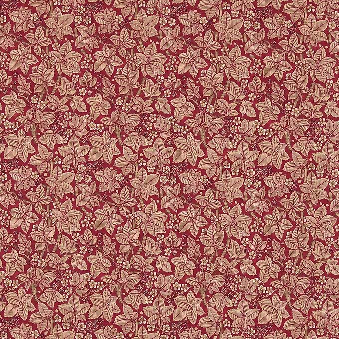 Bramble stof-Morris & Co-Wine/Thyme-Meter (M1)-224465-Selected Wallpapers