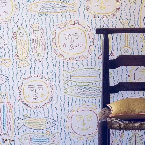 Calanques-wallpaper-Pierre Frey-Selected Wallpapers