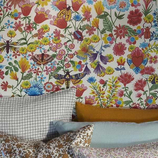 Camomille-Wallpaper-Pierre Frey-Selected Wallpapers