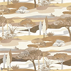 Cap Ferret-Tapete-Casamance-Sable/Latte-Rolle-75870100-Selected Wallpapers