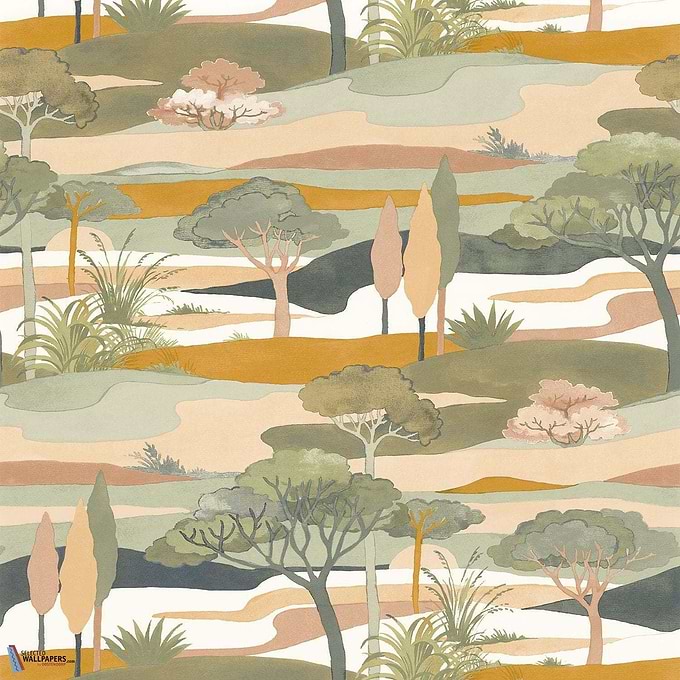 Cap Ferret-Wallpaper-Casamance-Celadon-Roll-75870202-Selected Wallpapers