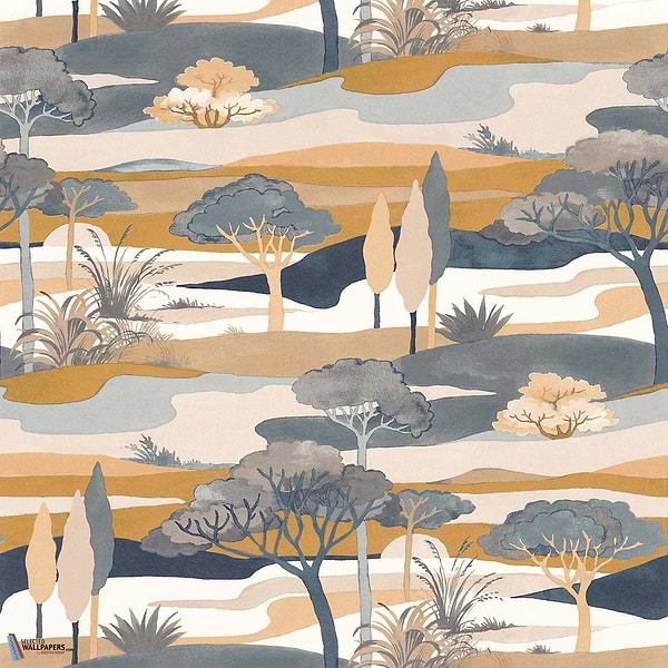 Cap Ferret-Tapete-Casamance-Blue Persan-Rolle-75870508-Selected Wallpapers