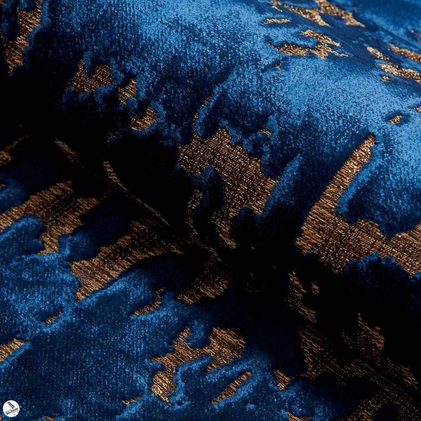 Caribou-Wallpaper-Dutch Walltextile Company-Royal Blue-Meter (M1)-DWC_cari_14-Selected Wallpapers