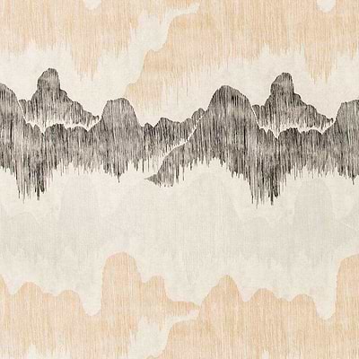 Cascadia fabric-Kelly Wearstler-Basalt-Meter (M1)-GWF-3755.116-Selected Wallpapers