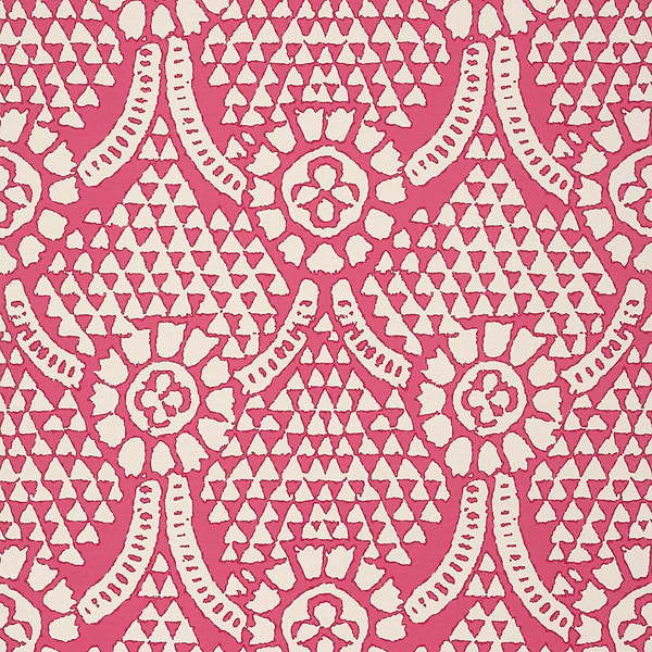 Chamomile-Tapete-Thibaut-Pink-Rolle-T14316-Selected Wallpapers
