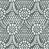 Chamomile-Wallpaper-Thibaut-Grey-Roll-T14317-Selected Wallpapers