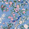 Chinoiserie Hall-Wallpaper-Sanderson-Blueberry-Roll-217111-Selected Wallpapers