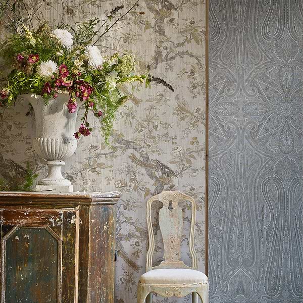 Chintz Lustre-Tapete-Zoffany-Selected Wallpapers