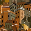 Citta di Castello-Wallpaper-Arte-Terracotta-Meter (M1)-97680-Selected Wallpapers
