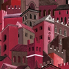 Citta di Castello-Wallpaper-Arte-Framboise-Meter (M1)-97682-Selected Wallpapers