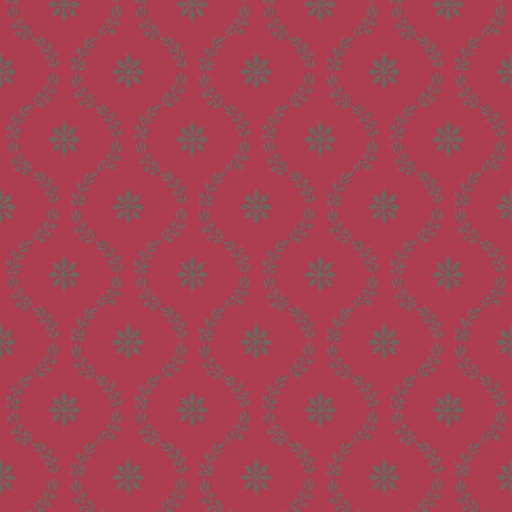Clandon-wallpaper-Cole & Son-Pewter on Red-Roll-88/3015-Selected Wallpapers