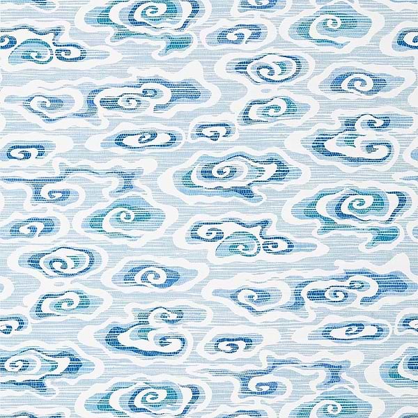 Clear Clouds-Wallpaper-Thibaut-Blue-Roll-T13317-Selected Wallpapers