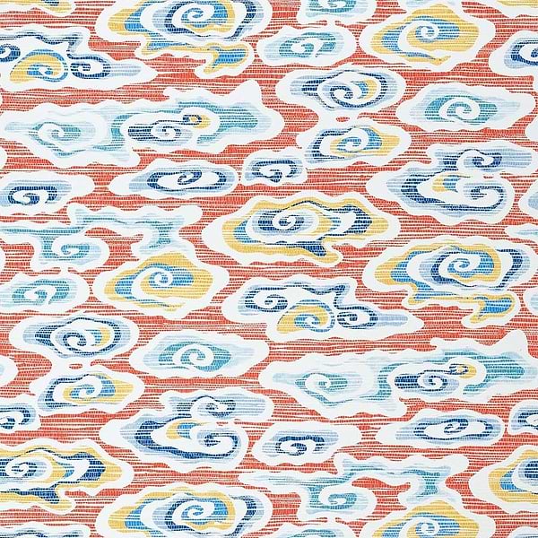 Clear Clouds-Wallpaper-Thibaut-Coral-Roll-T13320-Selected Wallpapers