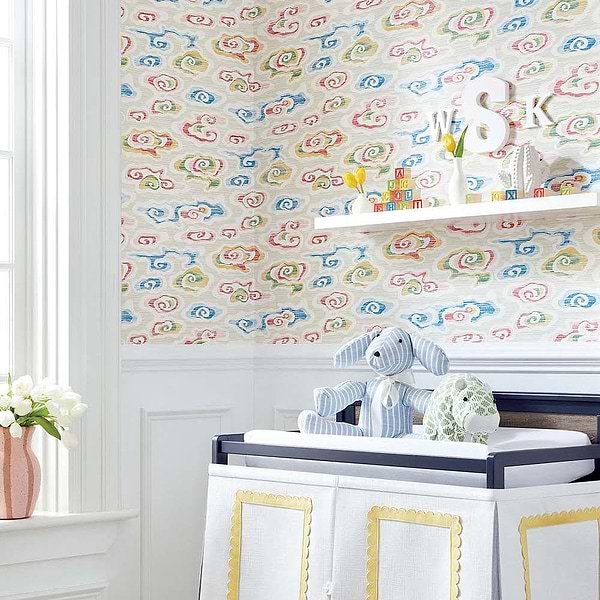 Clear Clouds-Wallpaper-Thibaut-Selected Wallpapers