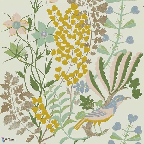 Coeurs de Marie-Tapete-Pierre Frey-Creme-Rolle-FP860001-Selected Wallpapers