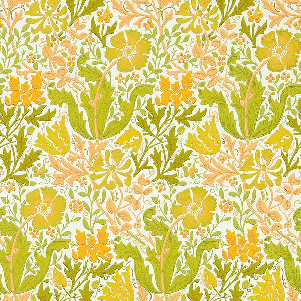 Compton-Wallpaper-Morris & Co-Summer Yellow-Roll-217099-Selected Wallpapers