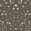 Court Embroidery-Tapete-Cole & Son-Marigold, Tangerine & Red-Rolle-118/13031-Selected Wallpapers