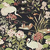 Crane & Frog-Behang-Sanderson-Ink Black-Rol-217123-Selected Wallpapers