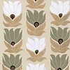 Dauphine-Tapete-Casamance-Grege/Vert Argile-Rolle-75690712-Selected Wallpapers