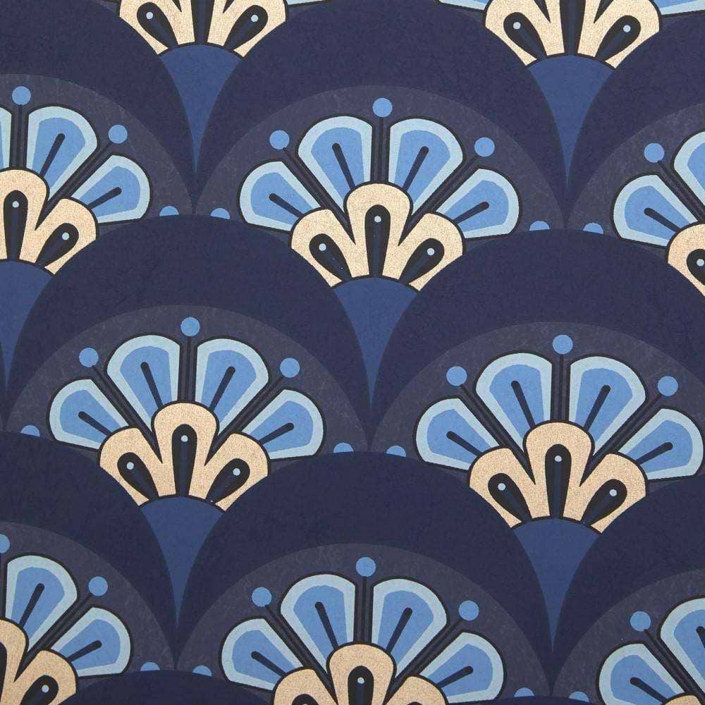 Deco Scallop-Tapete-Liberty-Lapis-Rolle-07241001C-Selected Wallpapers