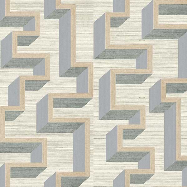 Detour-Tapete-Arte-Silver Linen-Meter (M1)-72700-Selected Wallpapers