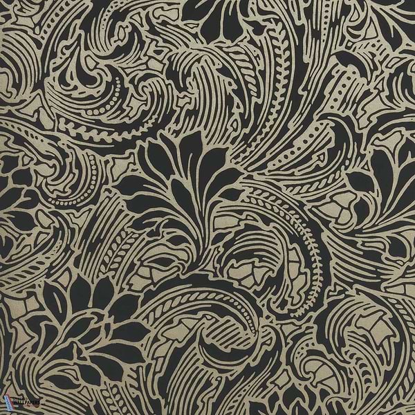 Eden-Wallpaper-1838 wallcoverings-Midnight Black-Roll-2311-173-04-Selected Wallpapers