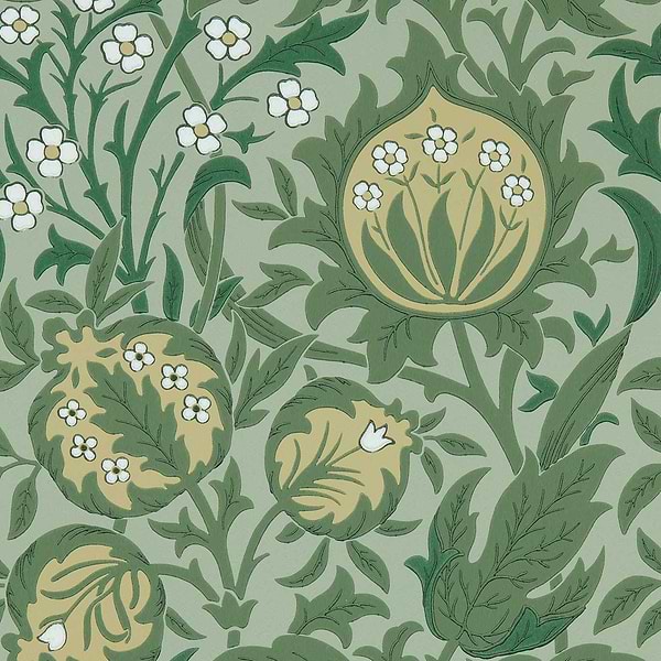 Elmcote-Tapete-Morris & Co-Herball-Rolle-217201-Selected Wallpapers