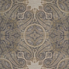 Elswick Paisley-Wallpaper-Zoffany-Blue Umber-Meter (M1)-312645-Selected Wallpapers