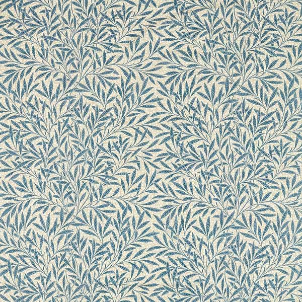 Emery's Willow stof-Morris & Co-Woad Blue-Meter (M1)-227019-Selected Wallpapers
