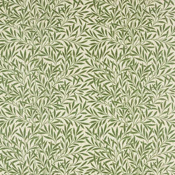 Emery's Willow stof-Morris & Co-Leaf Green-Meter (M1)-227020-Selected Wallpapers