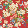 Emperor Peony-Behang-Sanderson-Cinnabar Red-Rol-217119-Selected Wallpapers