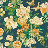Emperor Peony-Behang-Sanderson-Midnight-Rol-217120-Selected Wallpapers