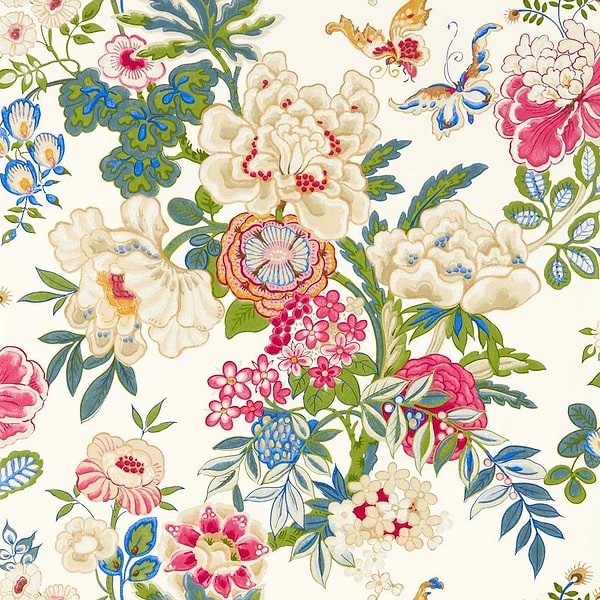 Emperor Peony-Behang-Sanderson-Lotus Pink-Rol-217121-Selected Wallpapers