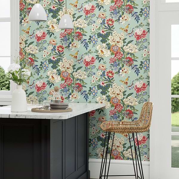 Emperor Peony-Behang-Sanderson-Selected Wallpapers