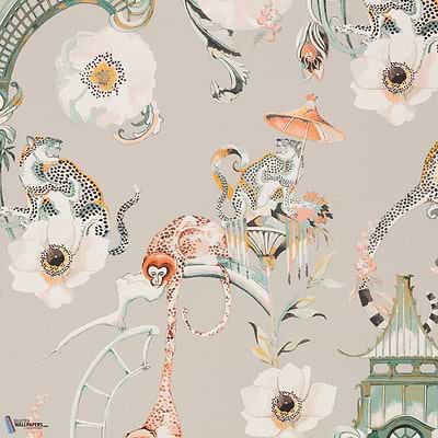 Euphoria Wallcovering-Tapete-Romo-Coral Island-Rolle-W448/01-Selected Wallpapers