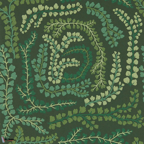 Fayola-wallpaper-Harlequin-Fig Leaf/Clover-Roll-113019-Selected Wallpapers