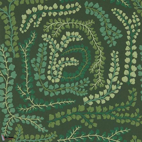 Fayola-wallpaper-Harlequin-Fig Leaf/Clover-Roll-113019-Selected Wallpapers