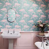 Flamingos-behang-Sanderson-Selected Wallpapers