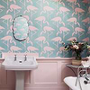 Flamingos-behang-Sanderson-Selected Wallpapers