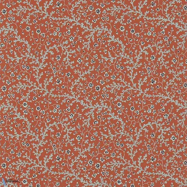 Fleurs de Corail-wallpaper-Pierre Frey-Terracotta-Roll-FP787003-Selected Wallpapers